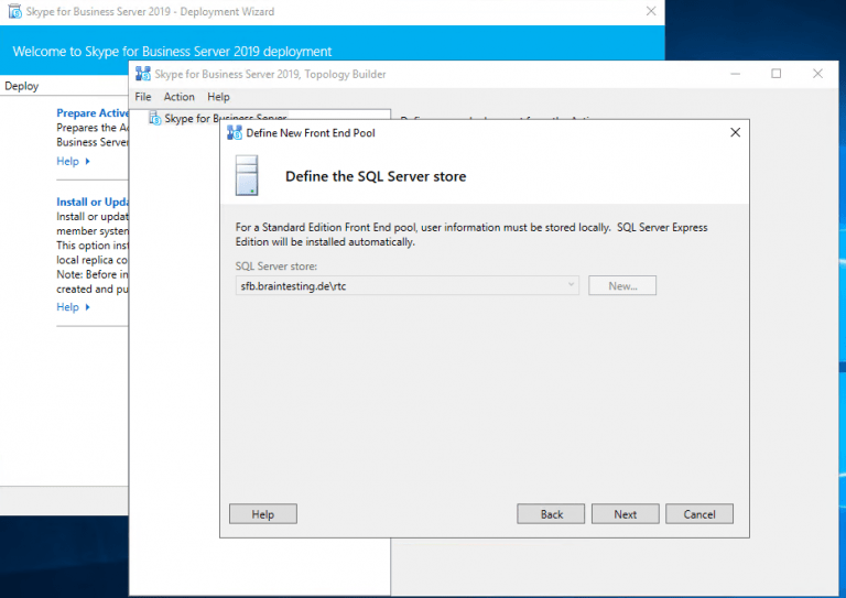 install skype for business server 2015 step by step