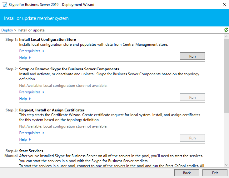 skype for business 2015 install prerequisites