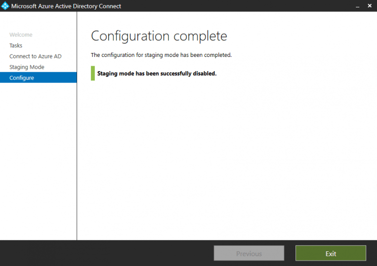 Move Azure AD Connect to another Server