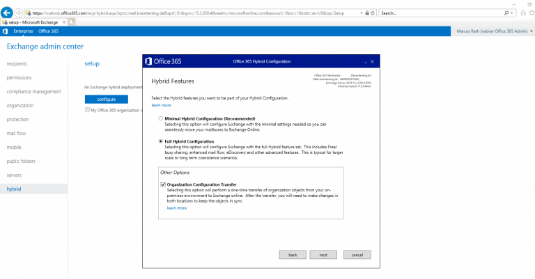 Migration from onPremise to Office 365 – Step by Step – Part 2 ...