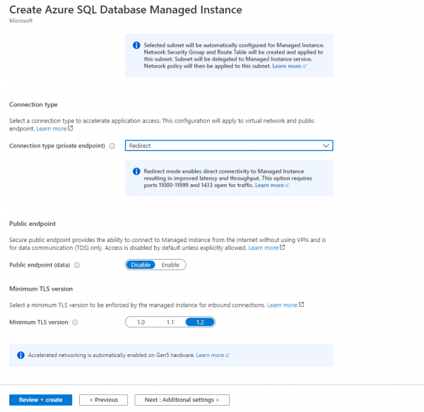 Set Up An Azure Sql Managed Instance And Connect Over A S2s Ipsec Vpn ...
