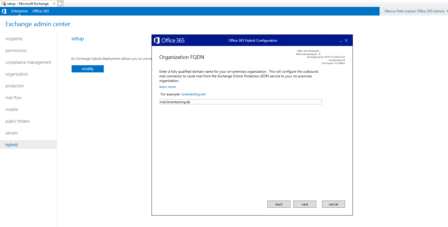 exchange online client access rules