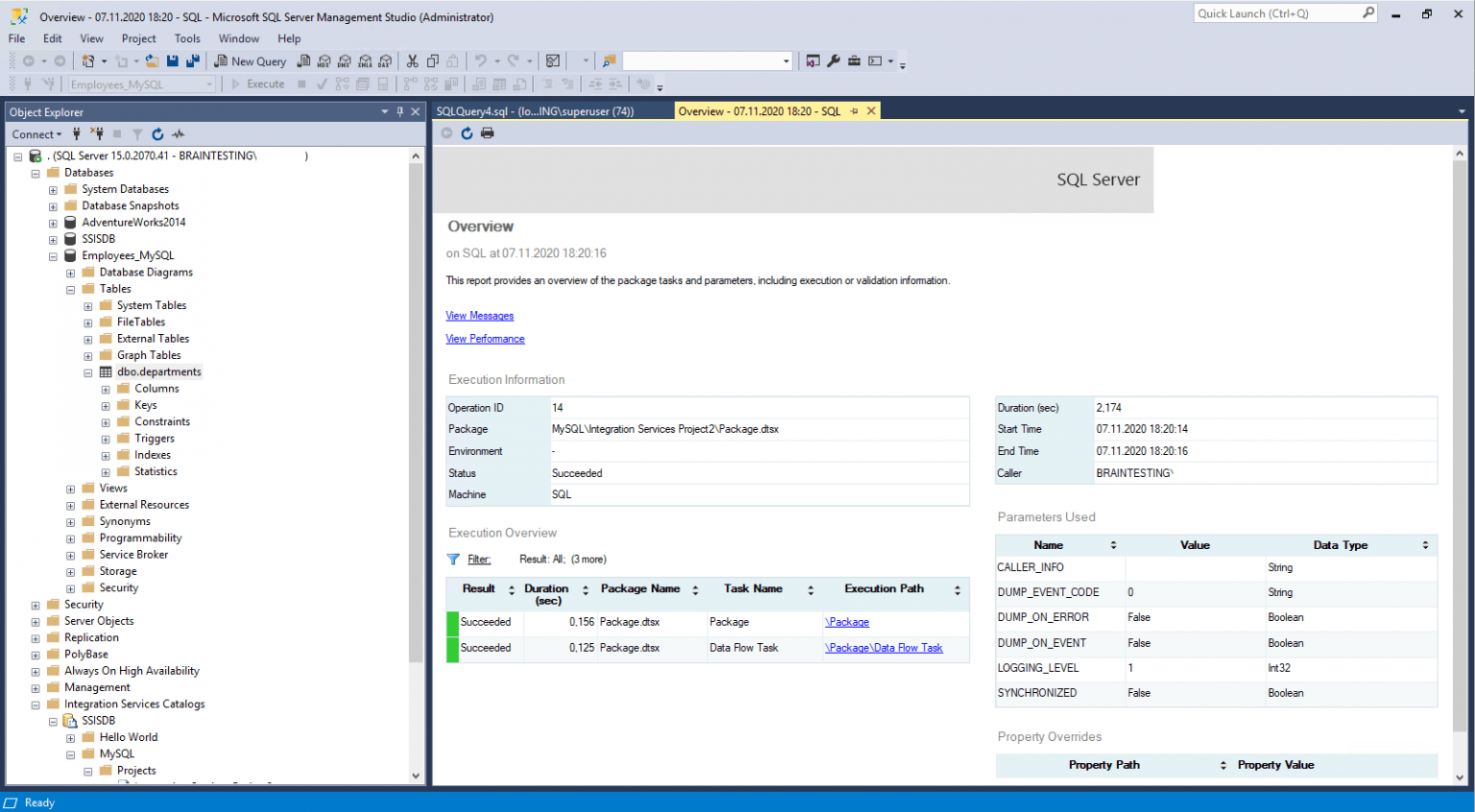 SQL Server Integration Services (SSIS) Basics – Load Data from a MySQL ...