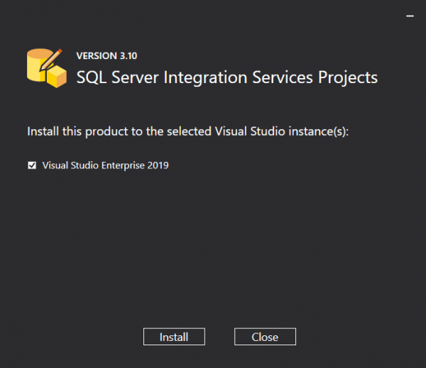 SQL Server Integration Services (SSIS) Basics – Installation ...