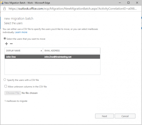 Migration from onPremise to Office 365 Step by Step Part 3 Move