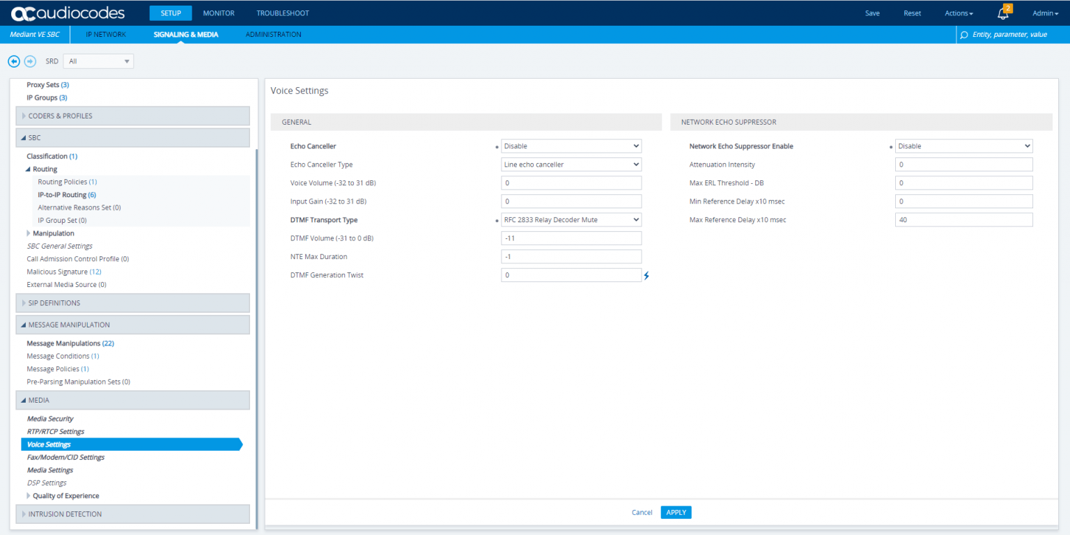 Set up GFI FaxMaker with XCAPI and AudioCodes Mediant VE SBC with DTAG ...