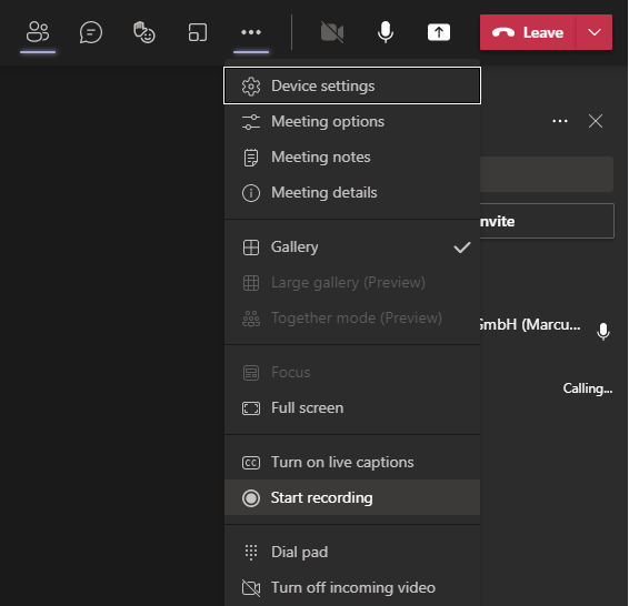 Microsoft Teams Meeting - Start recording is greyed out - .matrixpost.net