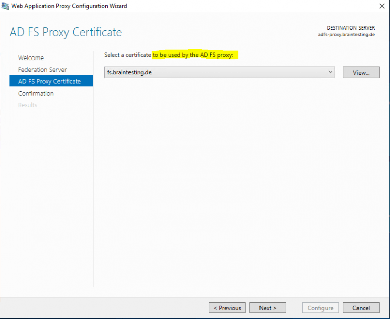 Set up Active Directory Federation Services (AD FS 5.0) – ADFS Reverse ...