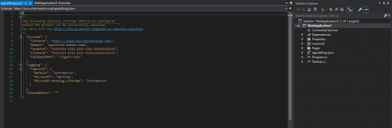 Create an ASP.NET Core Web App using Azure AD Authentication ...