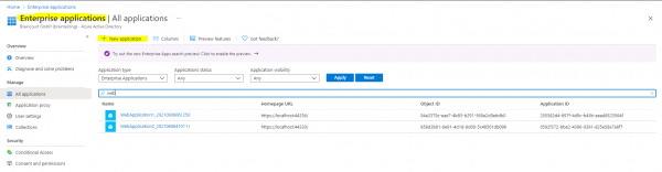 Create an ASP.NET Core Web App using Azure AD Authentication ...