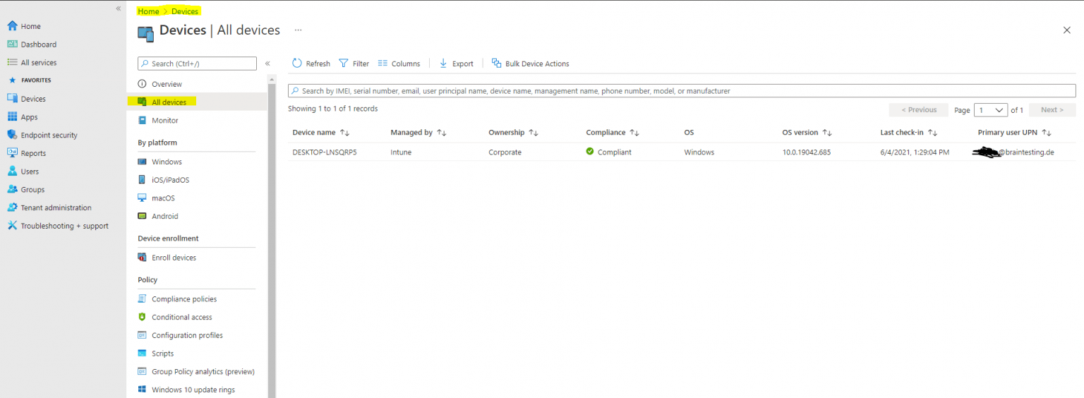 Set up Windows Autopilot Part 1