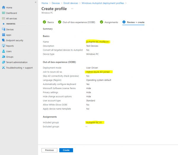 Set up Windows Autopilot Production Environment from external Part 2