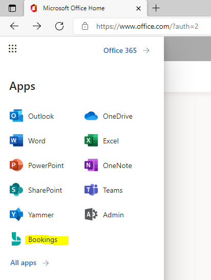 Microsoft Bookings - .