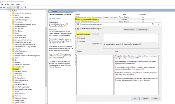 Set up Windows Hello for Business Hybrid Azure AD joined Devices ...