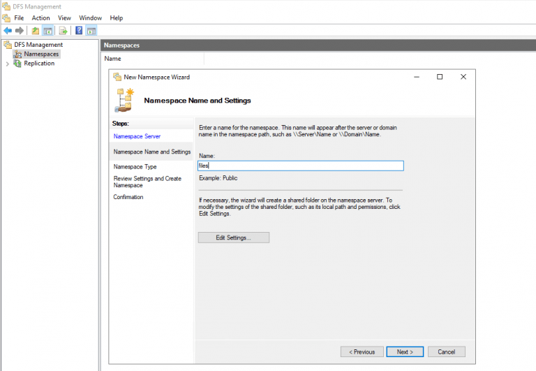 DFS Domain-based Namespace Folders are missing after replacing Domain ...