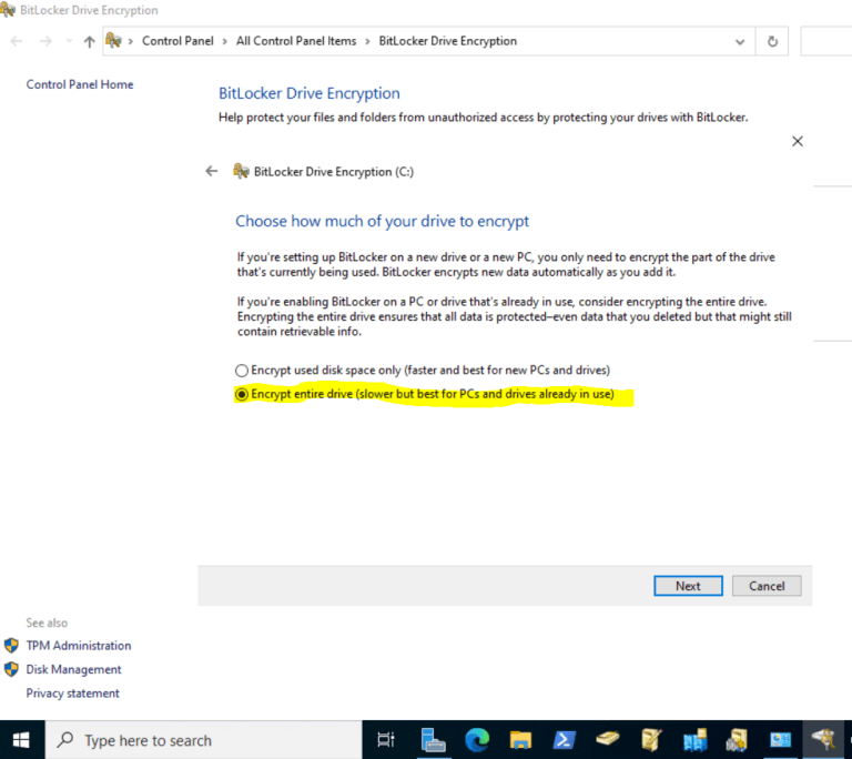 Domain Controller Protection via BitLocker Drive Encryption