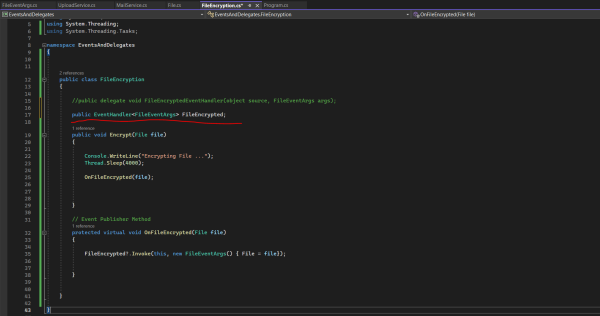 C# Events and Delegates - .matrixpost.net