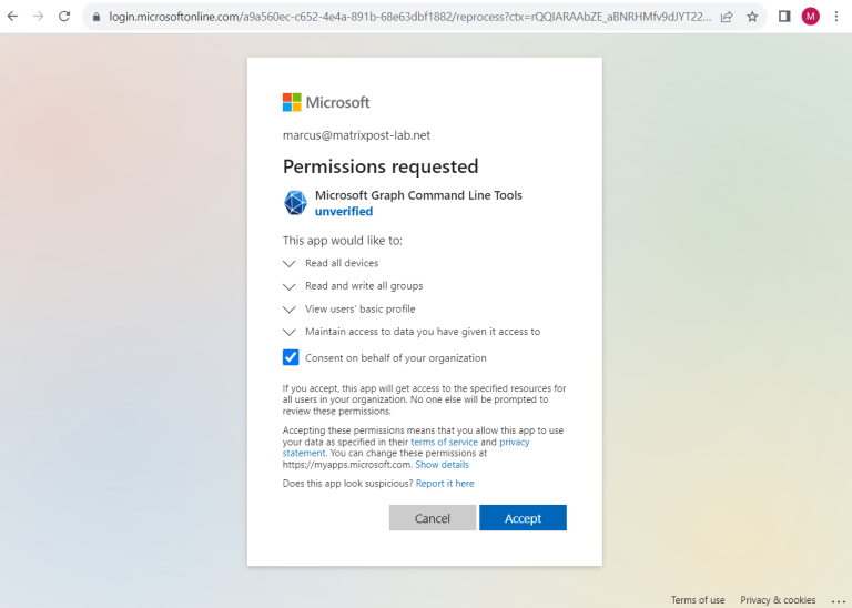 Microsoft Graph PowerShell - .matrixpost.net