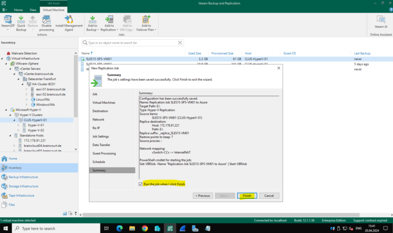 Replicate Virtual Machines between different Data Center by using Veeam ...