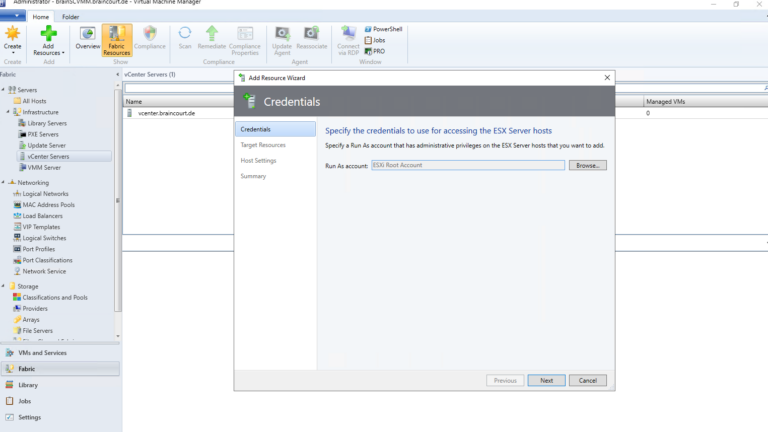 Set up VMware Server in VMM - .matrixpost.net