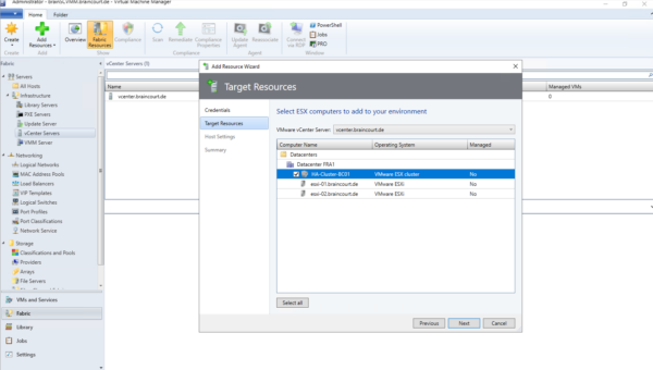 Set up VMware Server in VMM - .matrixpost.net