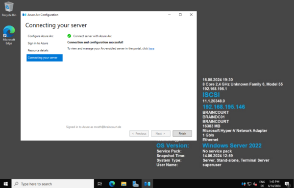 How to onboard on-premise Server to Azure Arc - .matrixpost.net