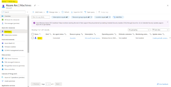 How to onboard on-premise Server to Azure Arc - .matrixpost.net
