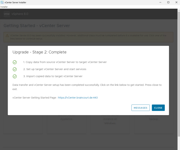 Upgrade the VMware vSphere Environment from Version 7 to 8 – Part 1 ...