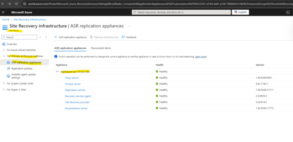 Set up Azure Site Recovery for On-Premise VMware Virtual Machines ...