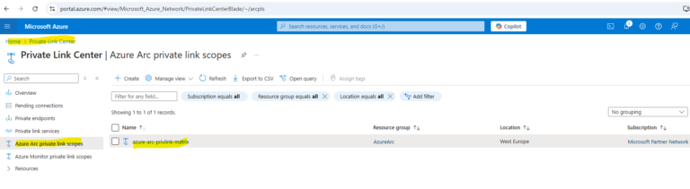 How to onboard on-premise Server to Azure Arc by using a Site-to-Site ...