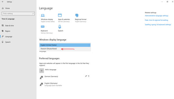 Adding Windows Display Language for Windows Server without Internet ...