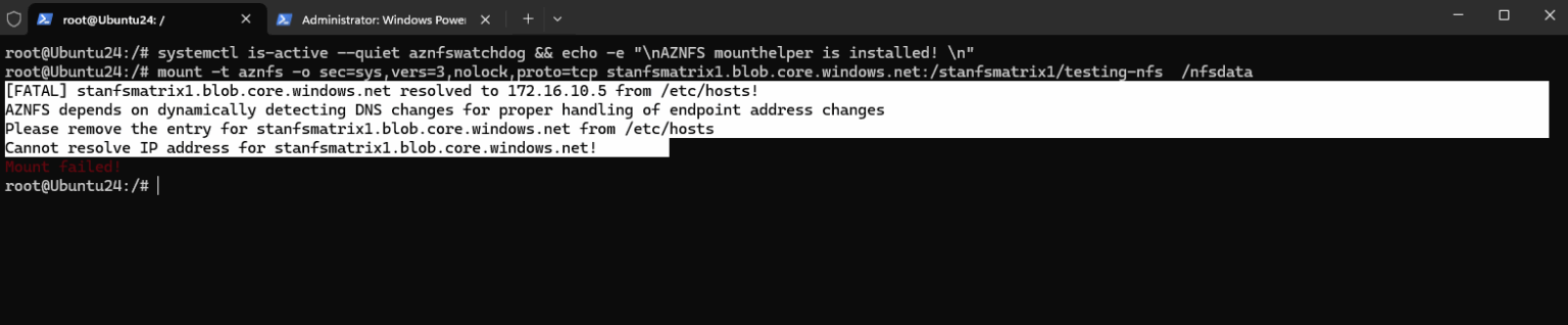 Set up an Azure Storage Account and Blob Storage for NFS Access by ...