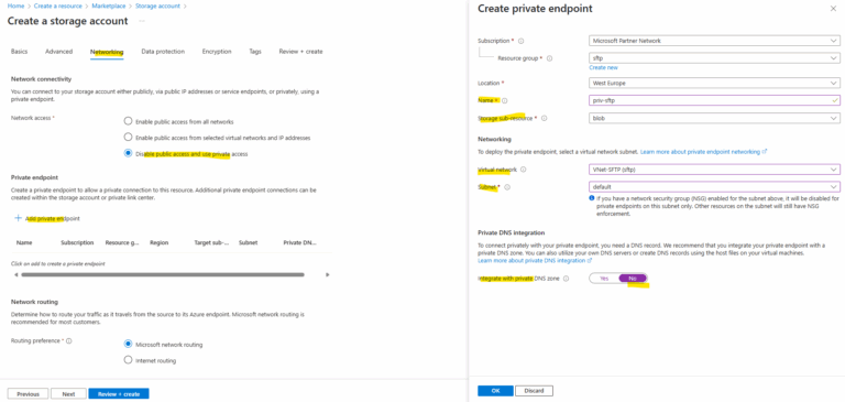 Set up an Azure Storage Account and Blob Storage for SFTP Access by ...