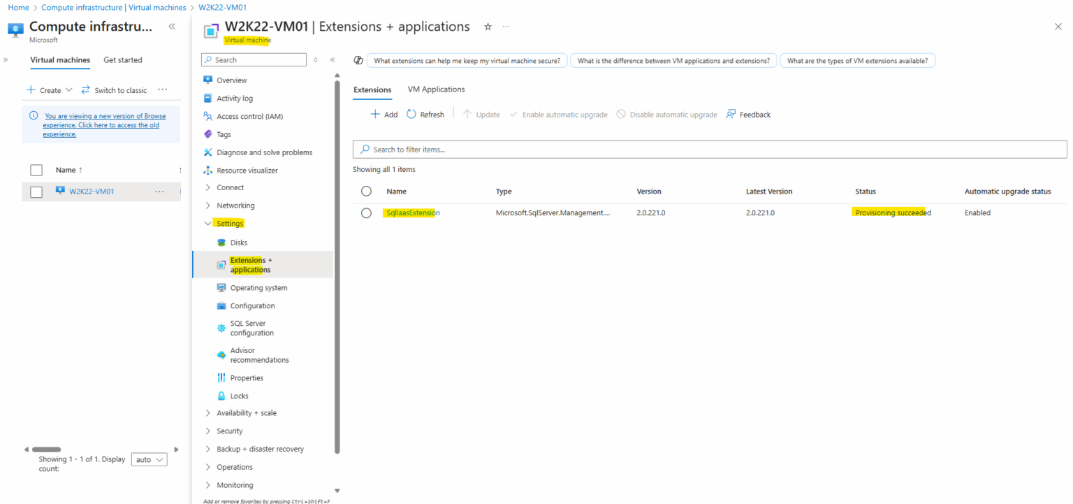 Register SQL Server Installation with Azure and using Azure Update ...