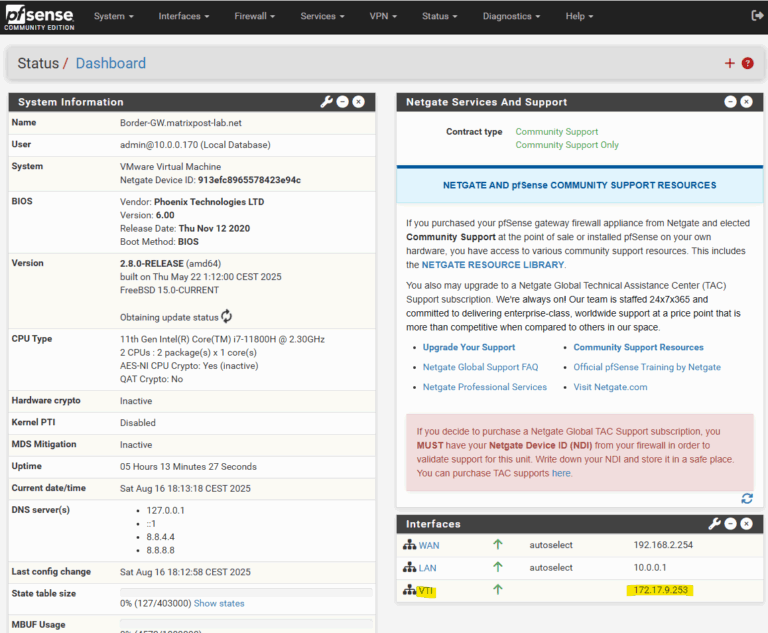 Step-by-Step Guide: Setting up Route Based S2S VPN between Azure and on ...