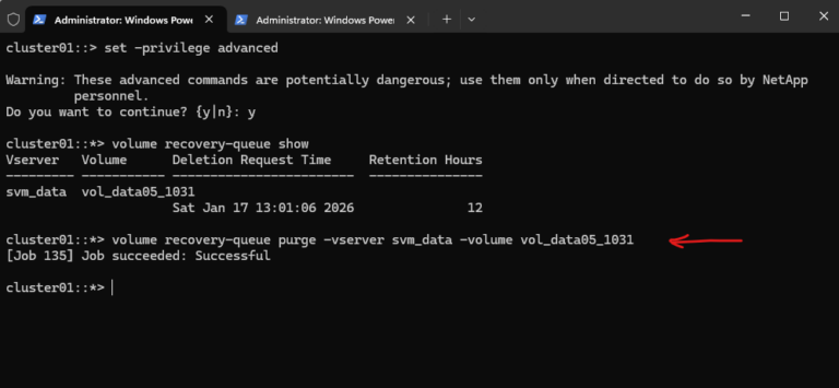 Cheat Sheet NetApp ONTAP – Commands used in day-to-day operations ...