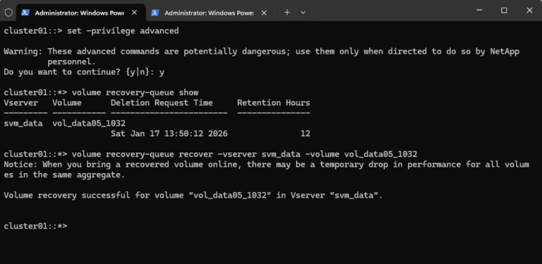Cheat Sheet NetApp ONTAP – Commands used in day-to-day operations ...