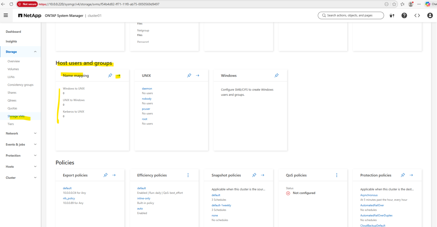 Understanding Identity Mapping in NetApp ONTAP – Windows, UNIX, and ...