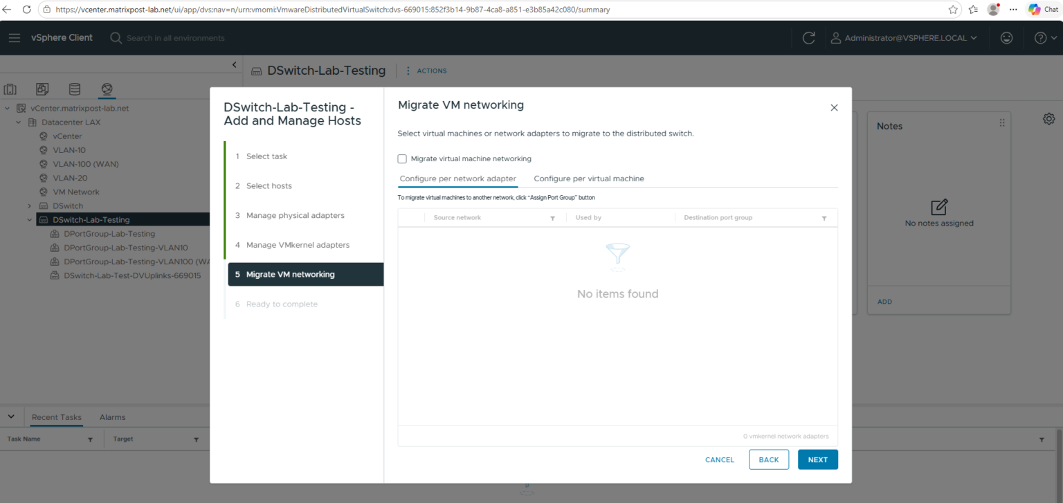 Vss Post How to Migrate from vSphere Standard Switch (VSS) to vSphere ...